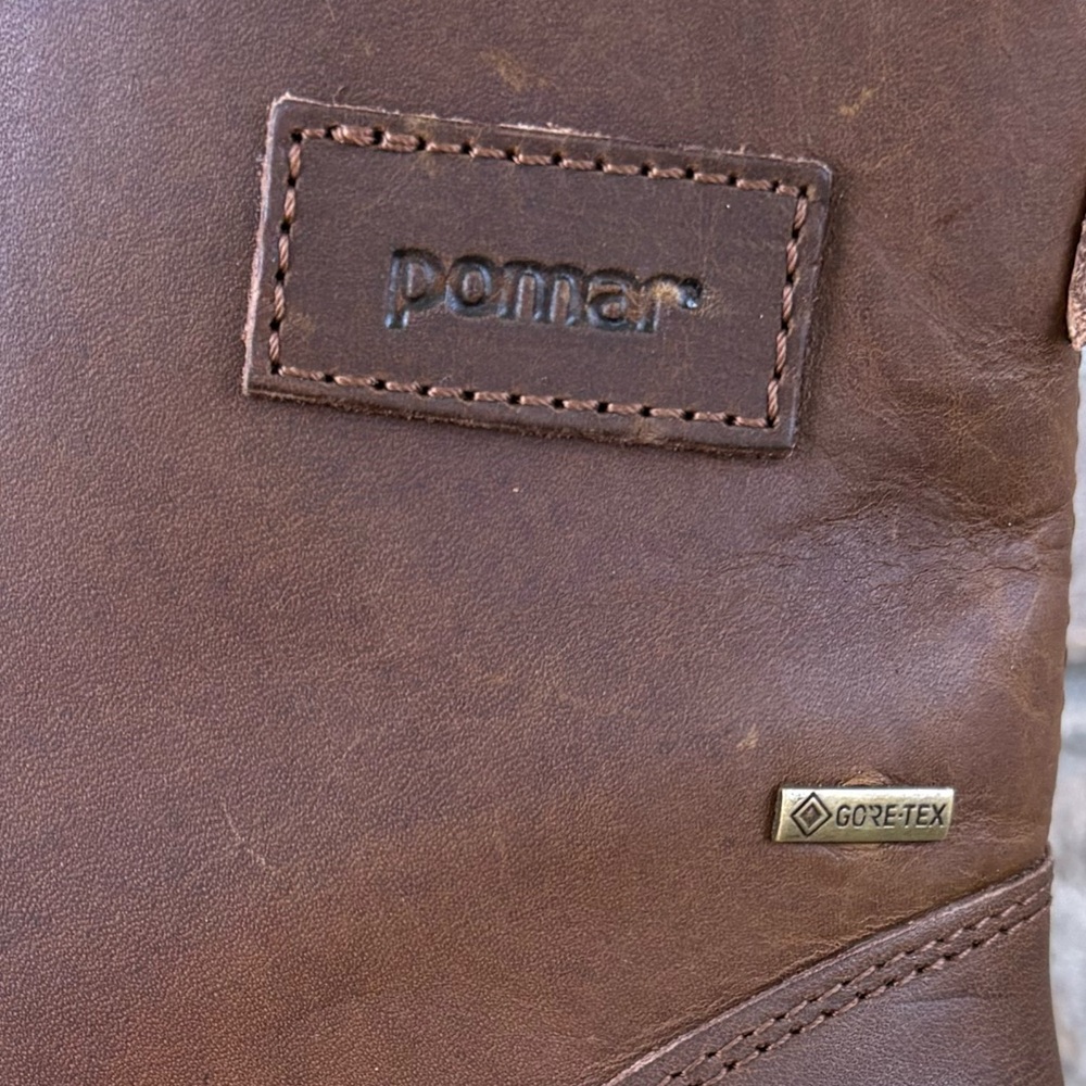 NWT-Nordic Pomar Eco-Fdly Terra Leather Gortex Lace/Zip Ankle Lug Combat 9 EU 39 - Picture 12 of 15